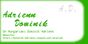 adrienn dominik business card